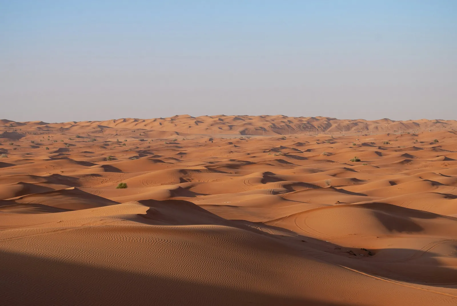 Dunes du désert autour de Dubaï